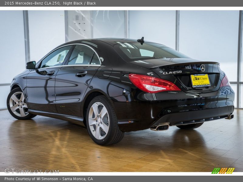 Night Black / Black 2015 Mercedes-Benz CLA 250