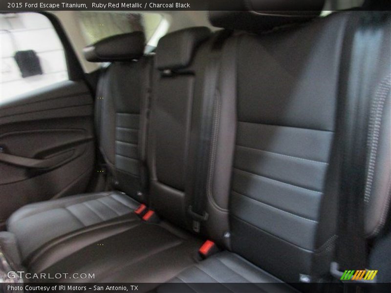 Ruby Red Metallic / Charcoal Black 2015 Ford Escape Titanium