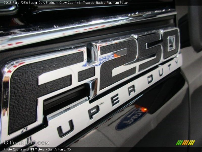 Tuxedo Black / Platinum Pecan 2015 Ford F250 Super Duty Platinum Crew Cab 4x4