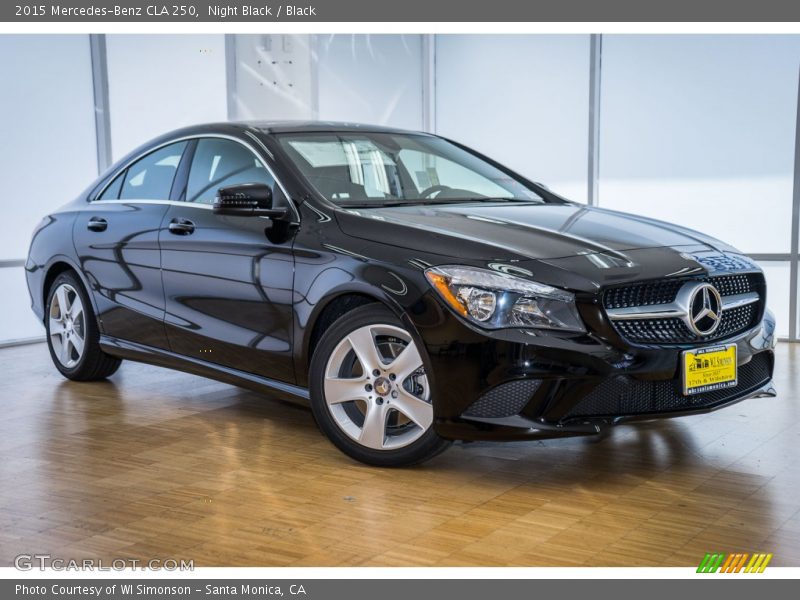 Night Black / Black 2015 Mercedes-Benz CLA 250