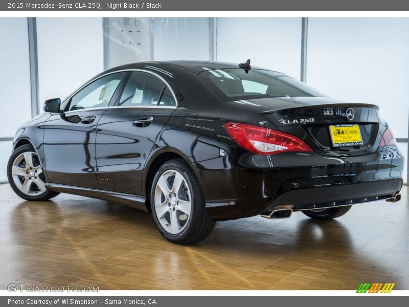 Night Black / Black 2015 Mercedes-Benz CLA 250