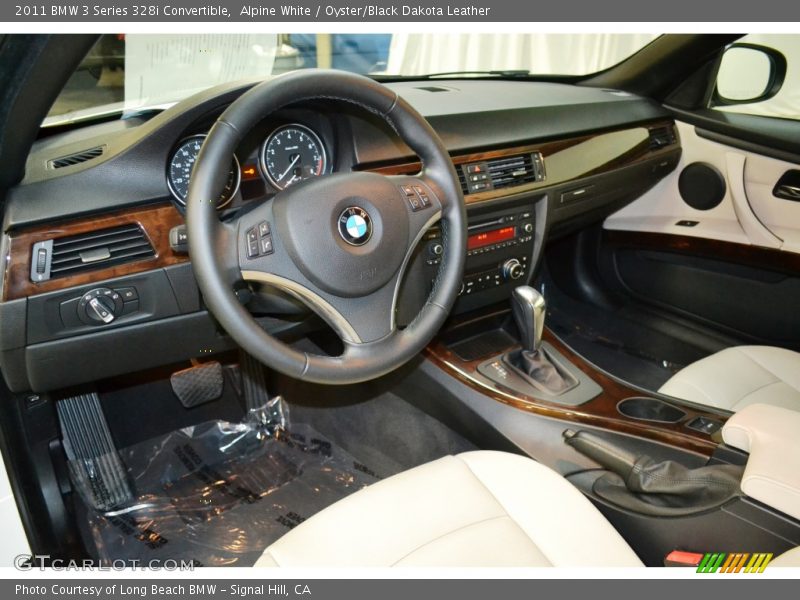 Alpine White / Oyster/Black Dakota Leather 2011 BMW 3 Series 328i Convertible