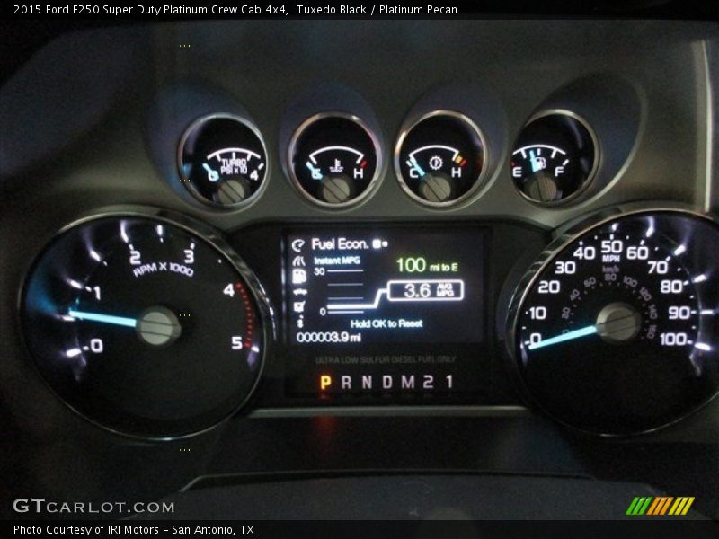 Tuxedo Black / Platinum Pecan 2015 Ford F250 Super Duty Platinum Crew Cab 4x4