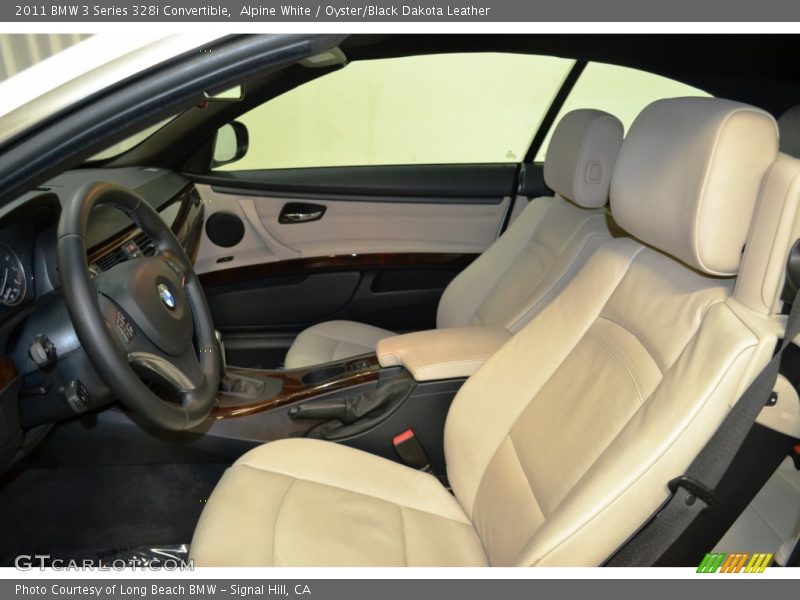 Alpine White / Oyster/Black Dakota Leather 2011 BMW 3 Series 328i Convertible