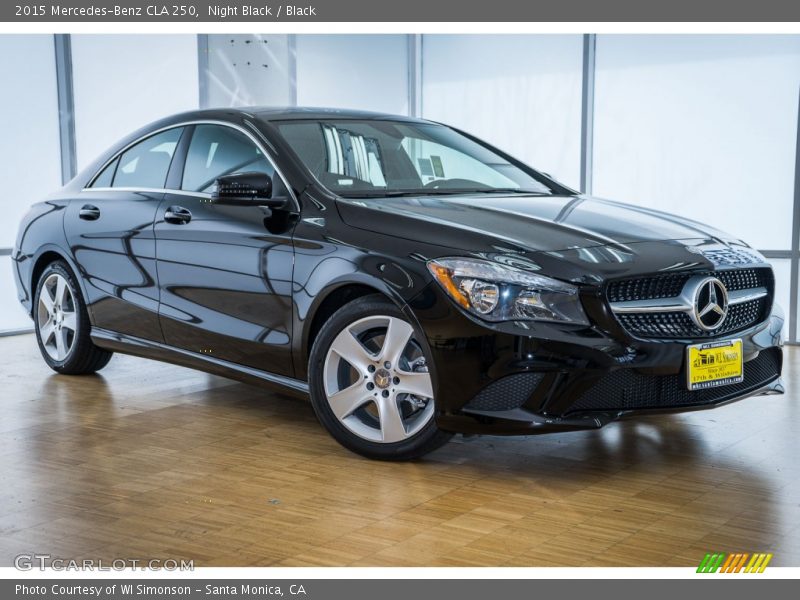 Night Black / Black 2015 Mercedes-Benz CLA 250