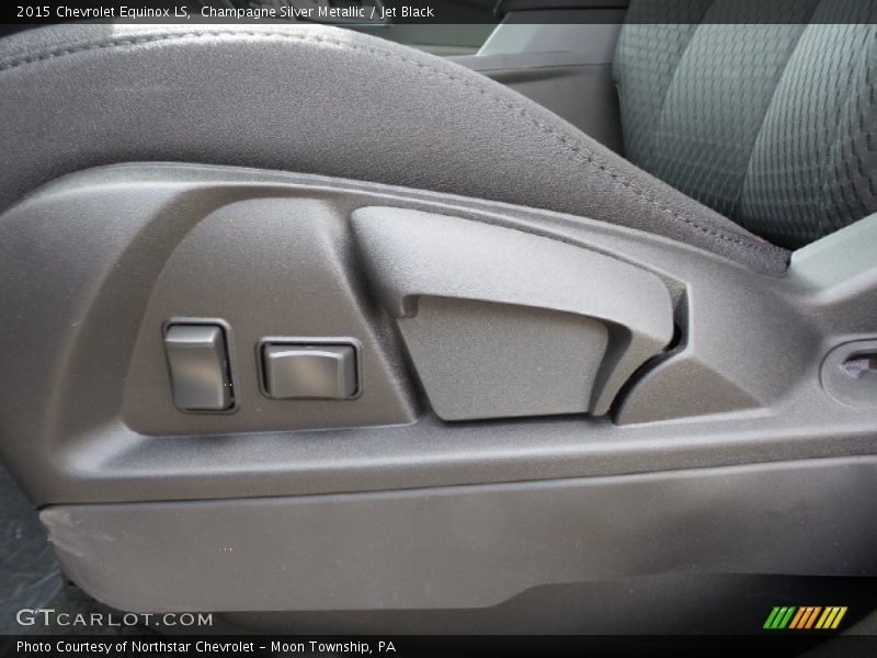 Champagne Silver Metallic / Jet Black 2015 Chevrolet Equinox LS