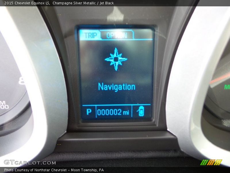 Champagne Silver Metallic / Jet Black 2015 Chevrolet Equinox LS
