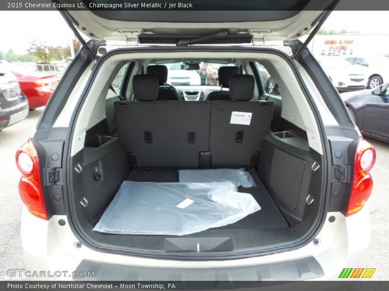 Champagne Silver Metallic / Jet Black 2015 Chevrolet Equinox LS