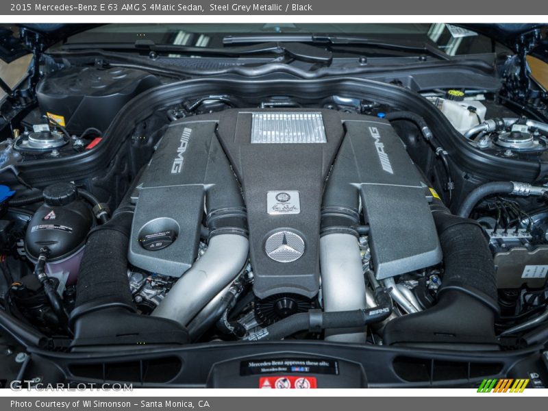  2015 E 63 AMG S 4Matic Sedan Engine - 5.5 Liter AMG DI biturbo DOHC 32-Valve VVT V8