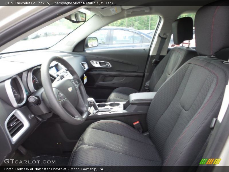 Champagne Silver Metallic / Jet Black 2015 Chevrolet Equinox LS