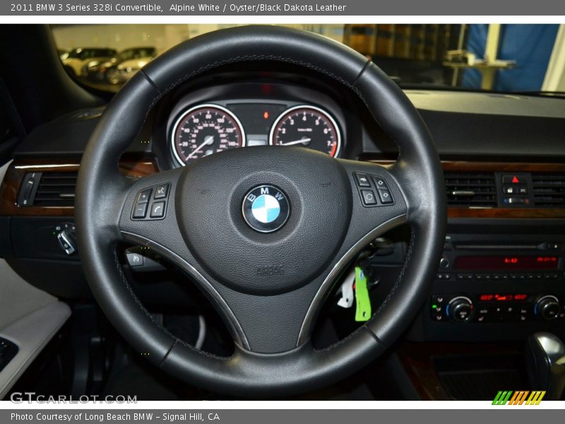 Alpine White / Oyster/Black Dakota Leather 2011 BMW 3 Series 328i Convertible