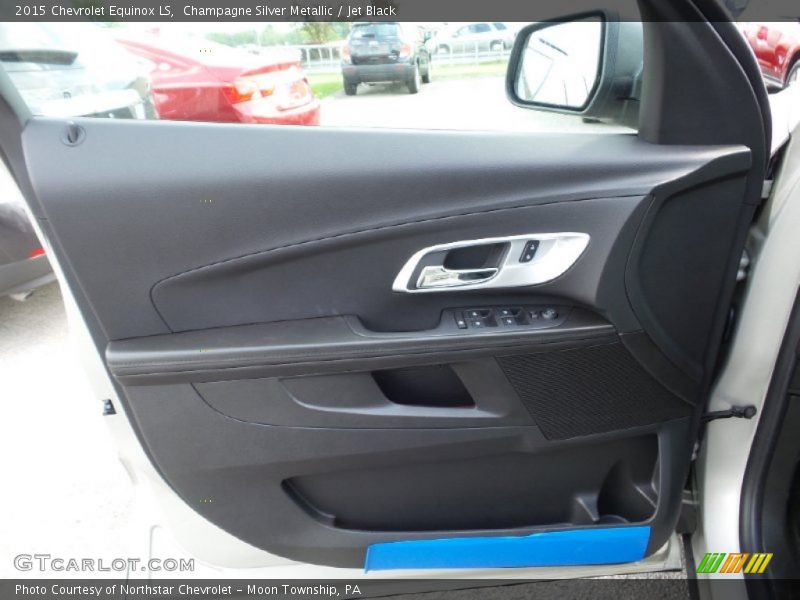 Champagne Silver Metallic / Jet Black 2015 Chevrolet Equinox LS