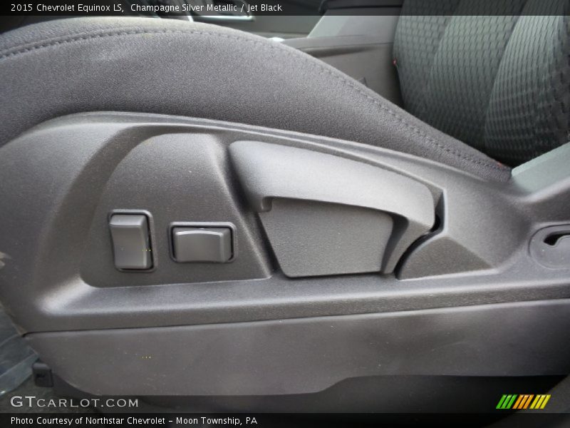 Champagne Silver Metallic / Jet Black 2015 Chevrolet Equinox LS