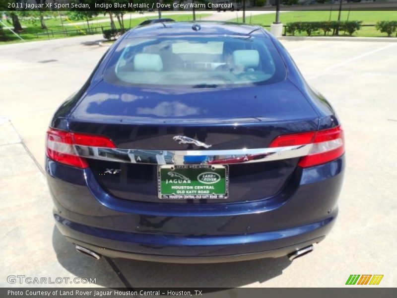 Indigo Blue Metallic / Dove Grey/Warm Charcoal 2011 Jaguar XF Sport Sedan