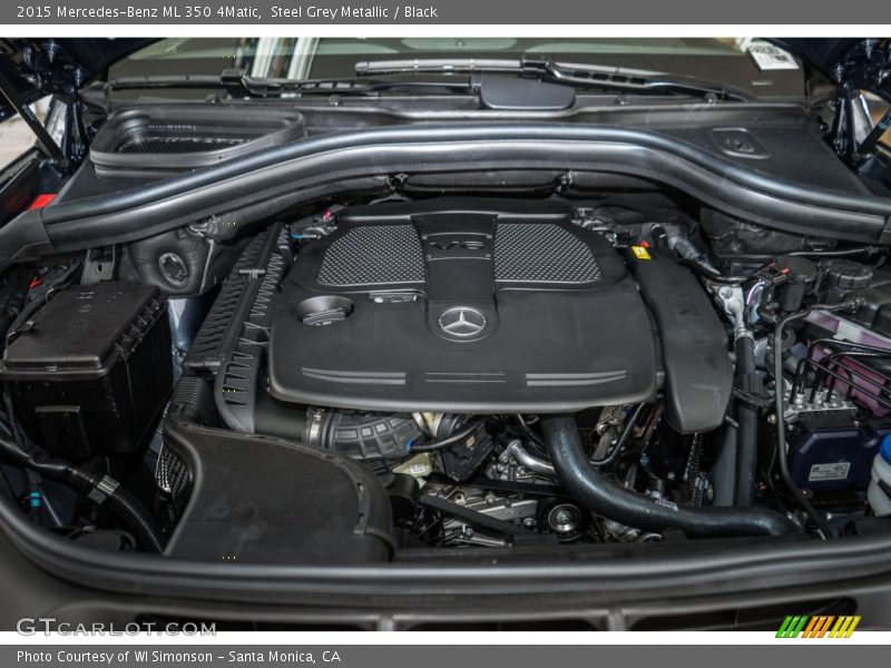Steel Grey Metallic / Black 2015 Mercedes-Benz ML 350 4Matic