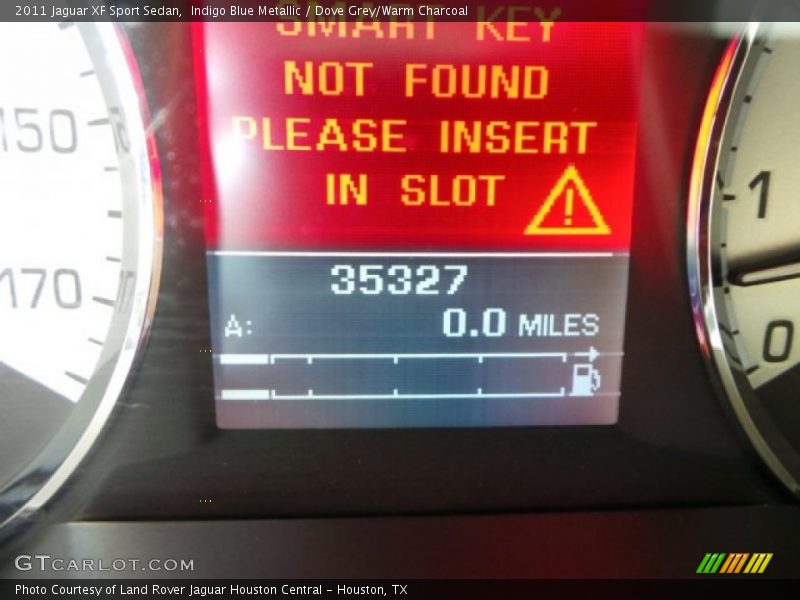 Indigo Blue Metallic / Dove Grey/Warm Charcoal 2011 Jaguar XF Sport Sedan