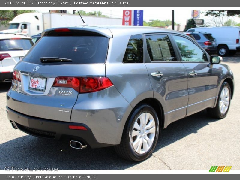 Polished Metal Metallic / Taupe 2011 Acura RDX Technology SH-AWD