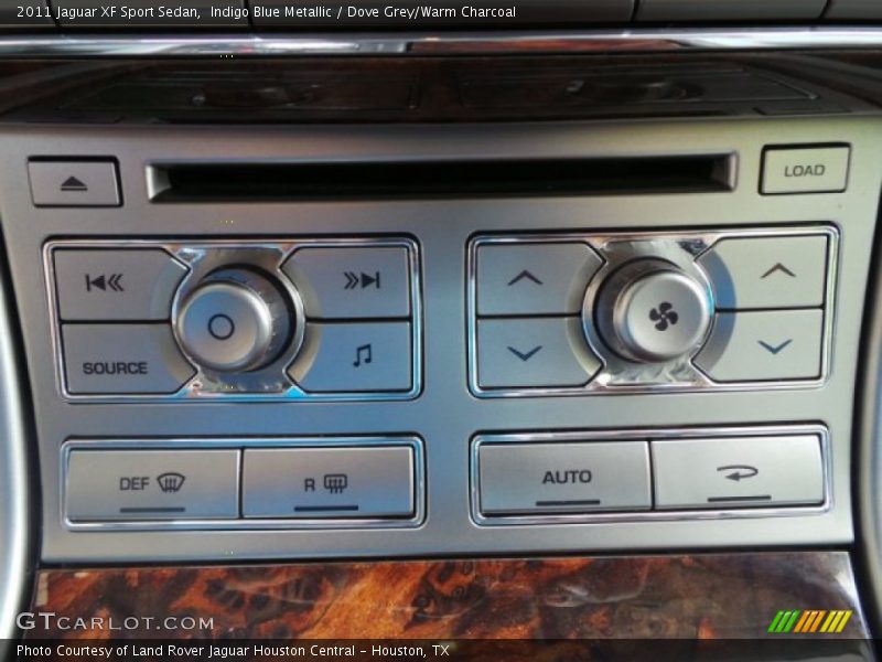 Indigo Blue Metallic / Dove Grey/Warm Charcoal 2011 Jaguar XF Sport Sedan
