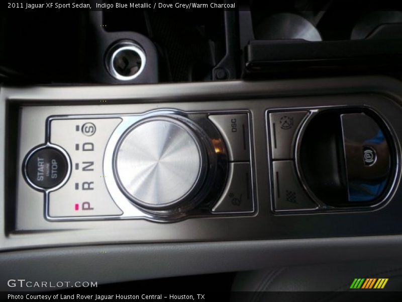 Indigo Blue Metallic / Dove Grey/Warm Charcoal 2011 Jaguar XF Sport Sedan