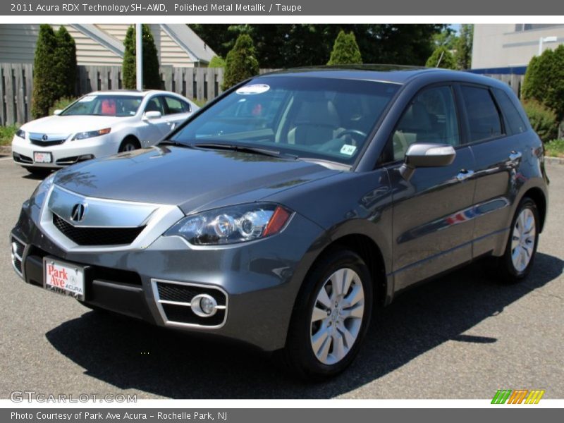 Polished Metal Metallic / Taupe 2011 Acura RDX Technology SH-AWD