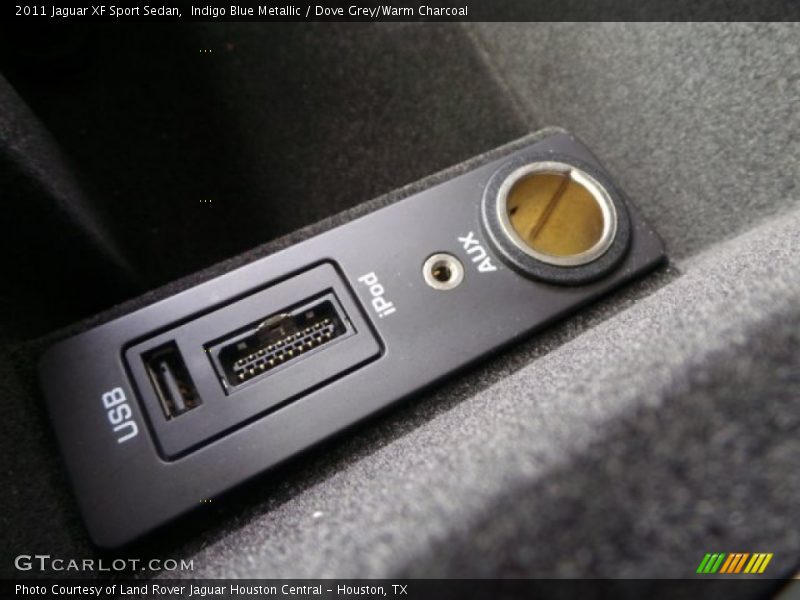 Indigo Blue Metallic / Dove Grey/Warm Charcoal 2011 Jaguar XF Sport Sedan
