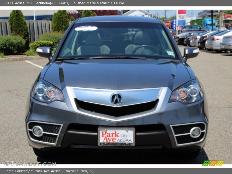 Polished Metal Metallic / Taupe 2011 Acura RDX Technology SH-AWD