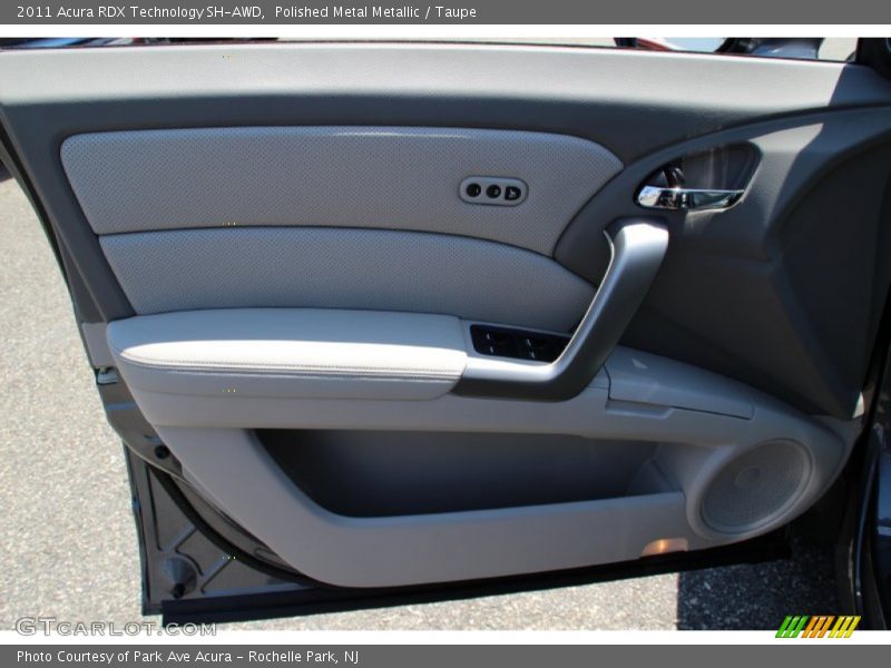 Polished Metal Metallic / Taupe 2011 Acura RDX Technology SH-AWD