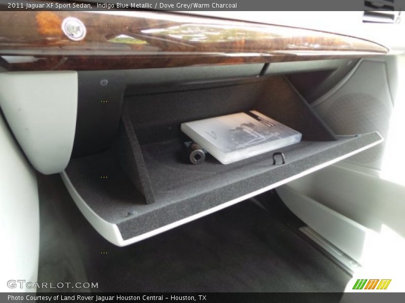 Indigo Blue Metallic / Dove Grey/Warm Charcoal 2011 Jaguar XF Sport Sedan
