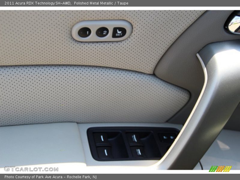 Polished Metal Metallic / Taupe 2011 Acura RDX Technology SH-AWD