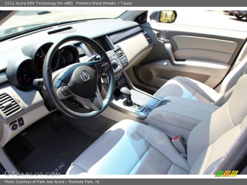 Polished Metal Metallic / Taupe 2011 Acura RDX Technology SH-AWD
