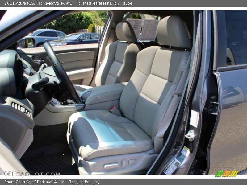 Polished Metal Metallic / Taupe 2011 Acura RDX Technology SH-AWD