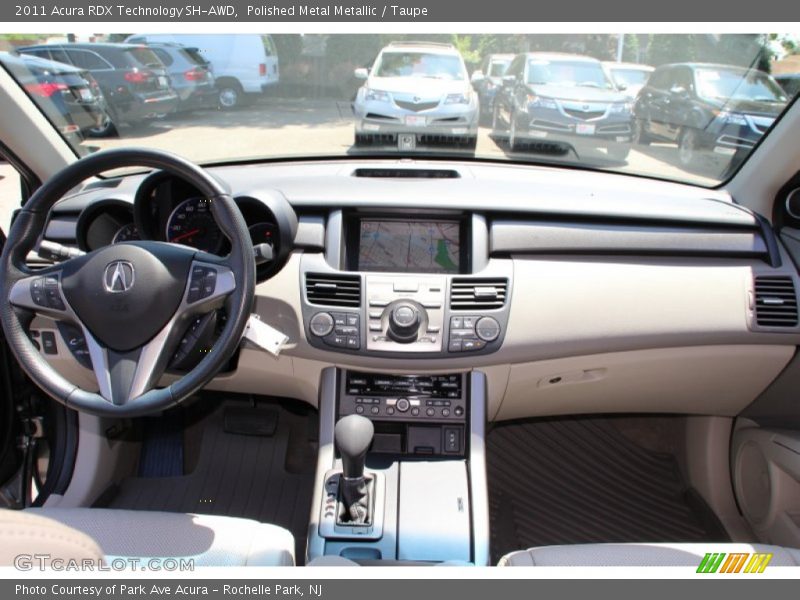 Polished Metal Metallic / Taupe 2011 Acura RDX Technology SH-AWD
