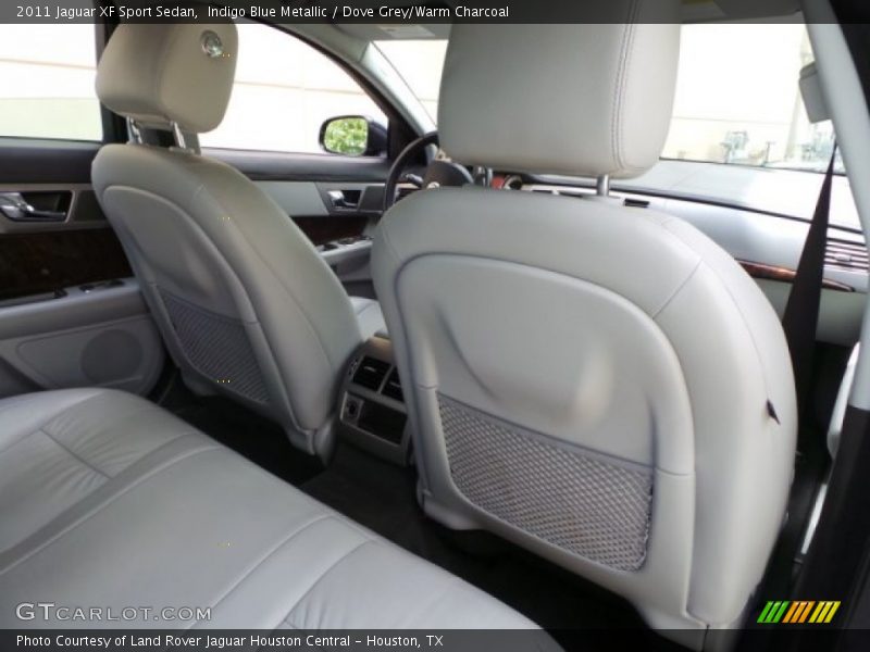 Indigo Blue Metallic / Dove Grey/Warm Charcoal 2011 Jaguar XF Sport Sedan