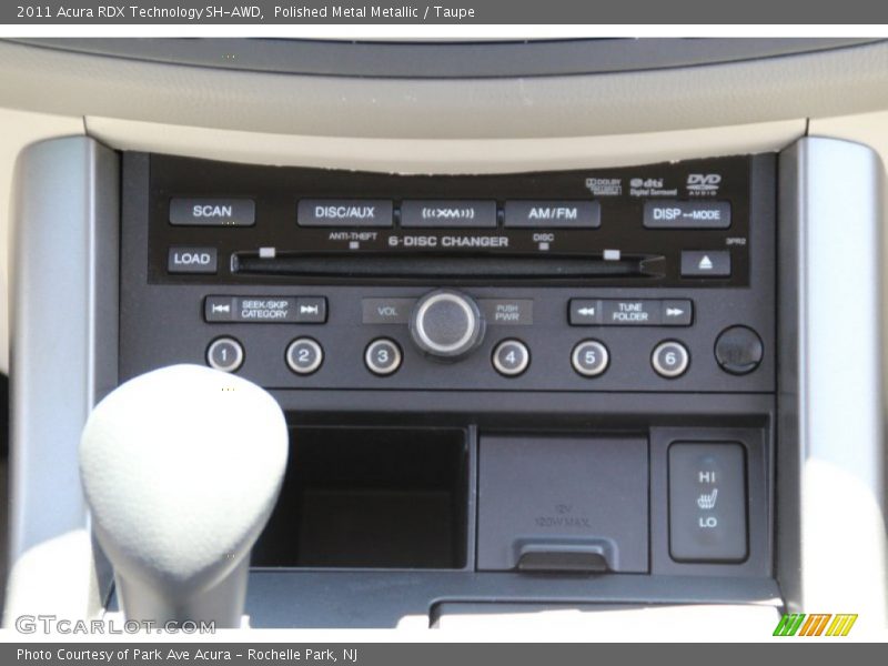 Polished Metal Metallic / Taupe 2011 Acura RDX Technology SH-AWD