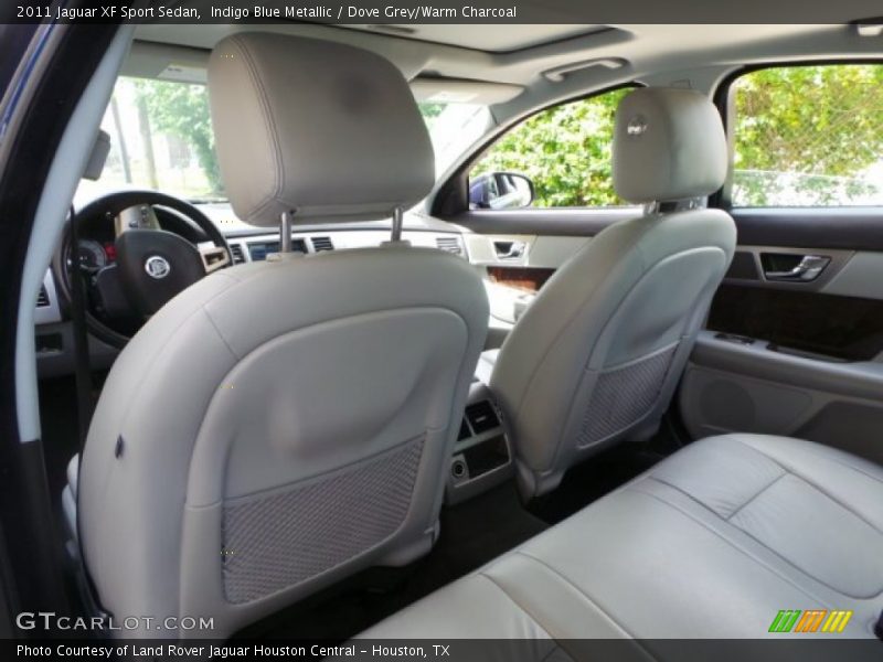 Indigo Blue Metallic / Dove Grey/Warm Charcoal 2011 Jaguar XF Sport Sedan