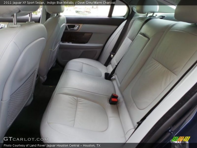 Indigo Blue Metallic / Dove Grey/Warm Charcoal 2011 Jaguar XF Sport Sedan