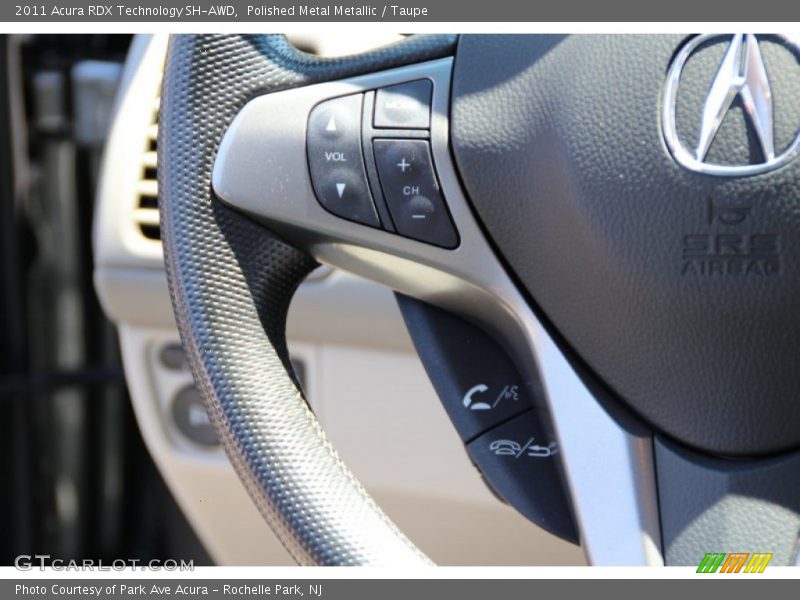 Polished Metal Metallic / Taupe 2011 Acura RDX Technology SH-AWD