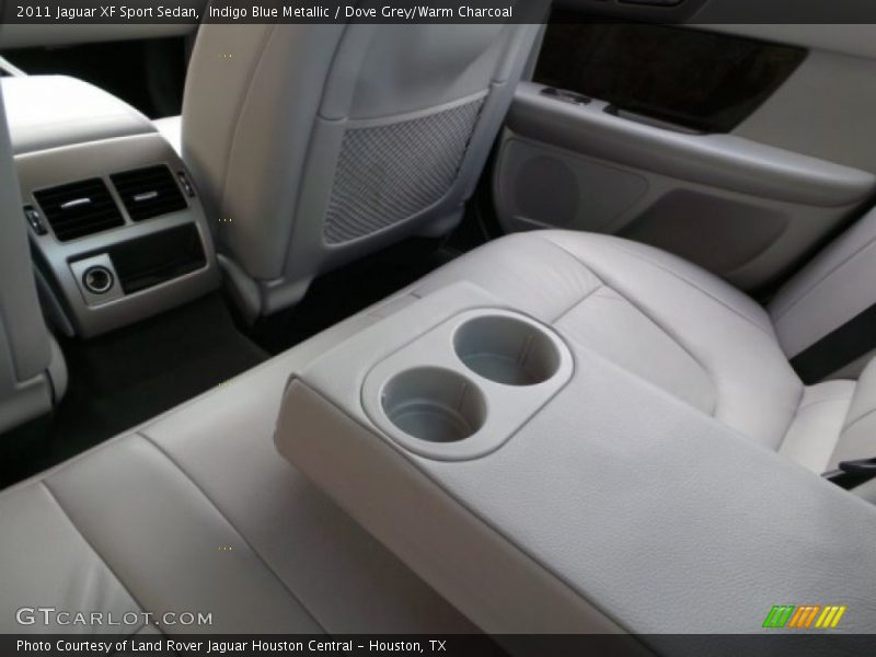 Indigo Blue Metallic / Dove Grey/Warm Charcoal 2011 Jaguar XF Sport Sedan