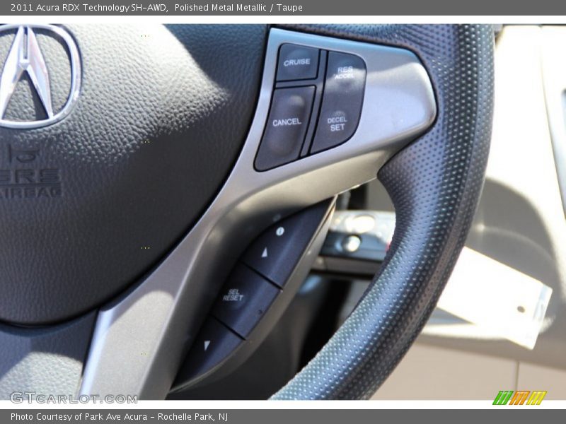 Polished Metal Metallic / Taupe 2011 Acura RDX Technology SH-AWD