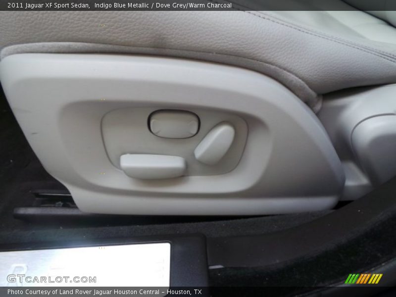Indigo Blue Metallic / Dove Grey/Warm Charcoal 2011 Jaguar XF Sport Sedan