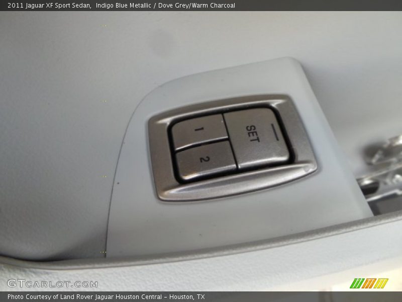 Indigo Blue Metallic / Dove Grey/Warm Charcoal 2011 Jaguar XF Sport Sedan