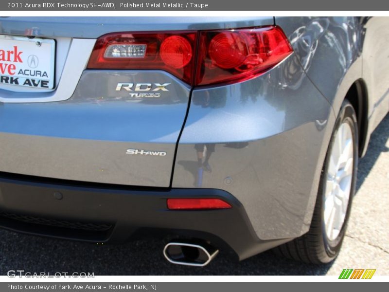 Polished Metal Metallic / Taupe 2011 Acura RDX Technology SH-AWD