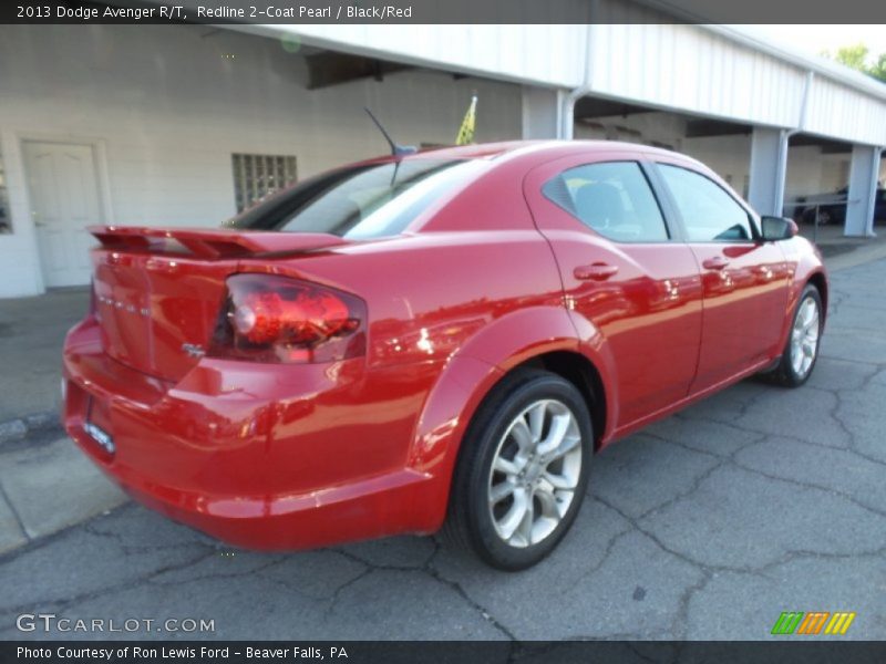Redline 2-Coat Pearl / Black/Red 2013 Dodge Avenger R/T
