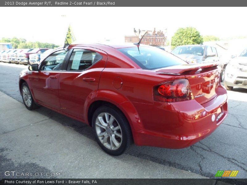 Redline 2-Coat Pearl / Black/Red 2013 Dodge Avenger R/T