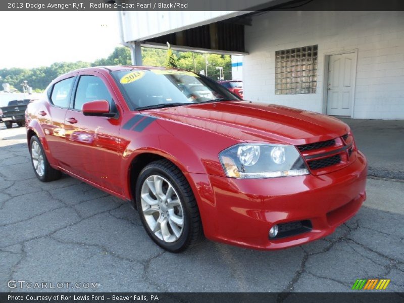 Redline 2-Coat Pearl / Black/Red 2013 Dodge Avenger R/T