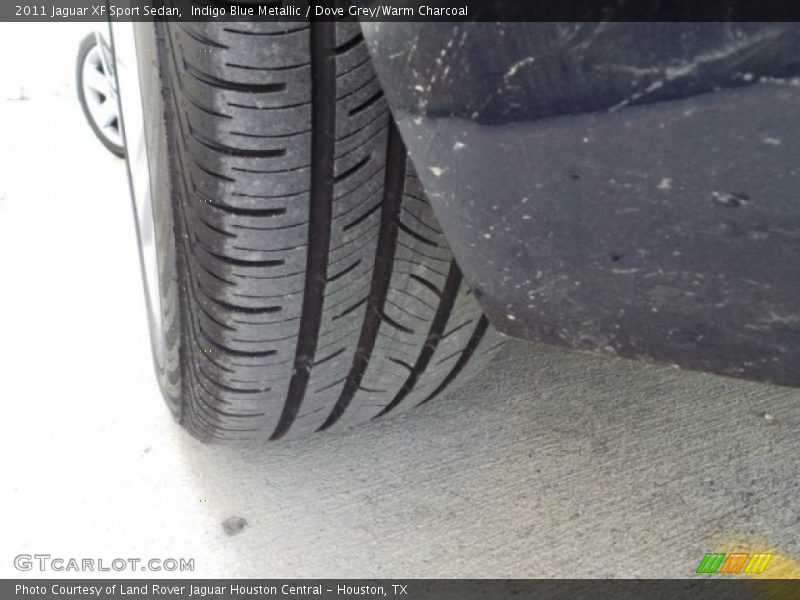 Indigo Blue Metallic / Dove Grey/Warm Charcoal 2011 Jaguar XF Sport Sedan