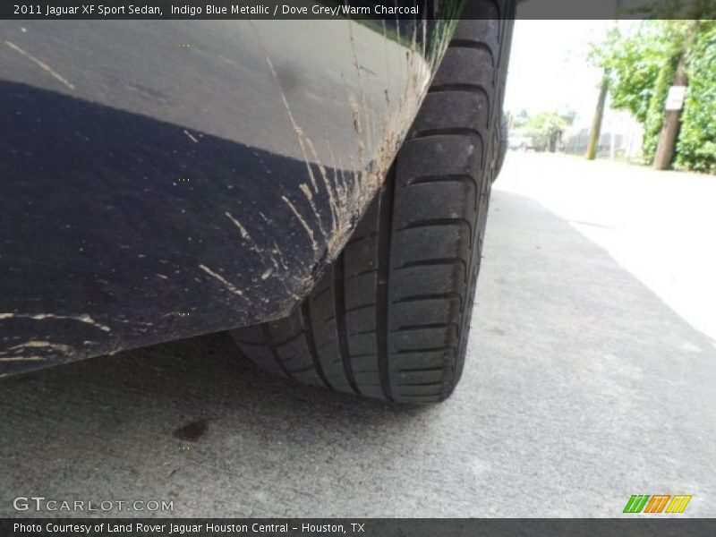 Indigo Blue Metallic / Dove Grey/Warm Charcoal 2011 Jaguar XF Sport Sedan