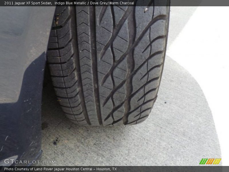 Indigo Blue Metallic / Dove Grey/Warm Charcoal 2011 Jaguar XF Sport Sedan