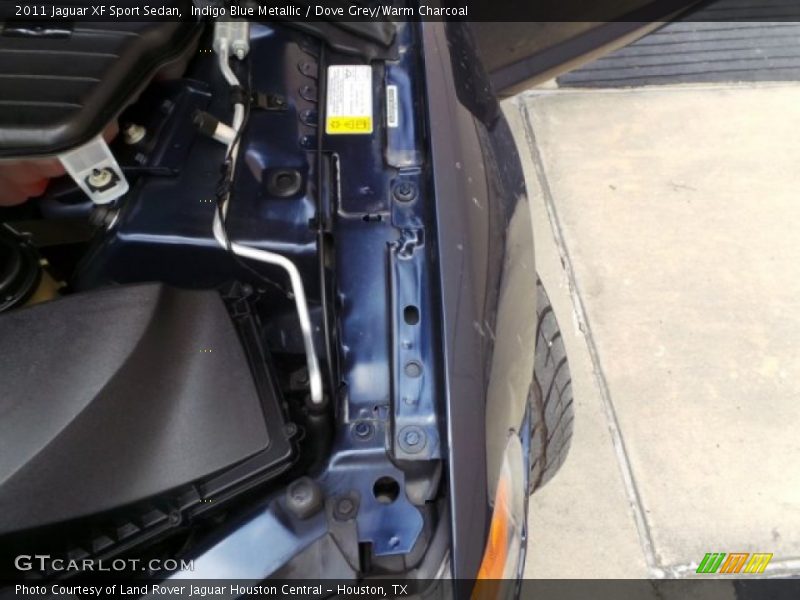 Indigo Blue Metallic / Dove Grey/Warm Charcoal 2011 Jaguar XF Sport Sedan
