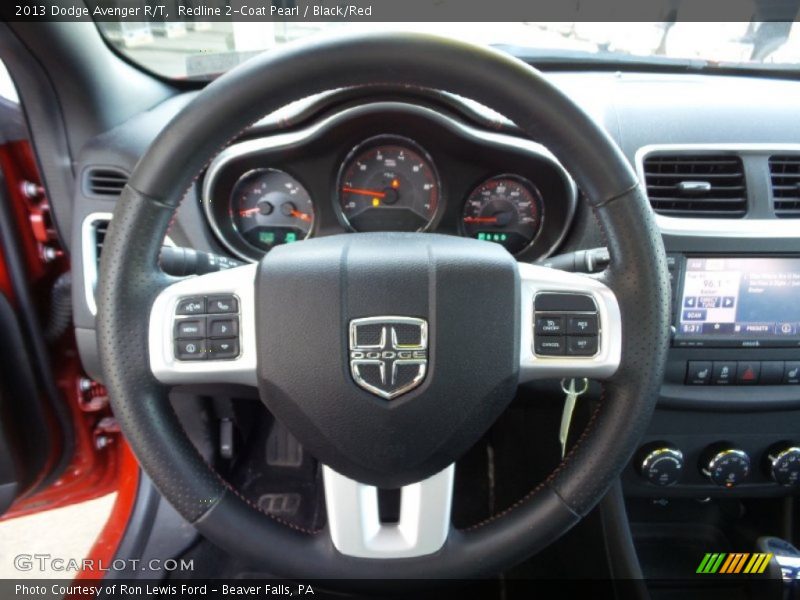 Redline 2-Coat Pearl / Black/Red 2013 Dodge Avenger R/T